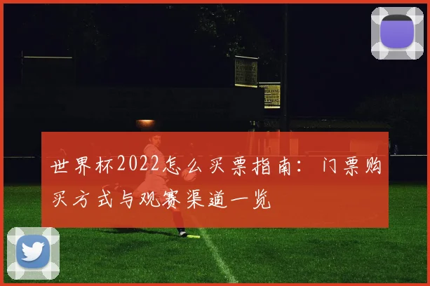 世界杯2022怎么买票指南：门票购买方式与观赛渠道一览